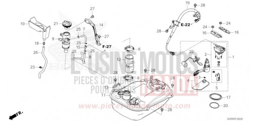 FUEL TANK SH125ADR de 2024